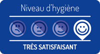 Niveau d'hygiène très satisfaisant